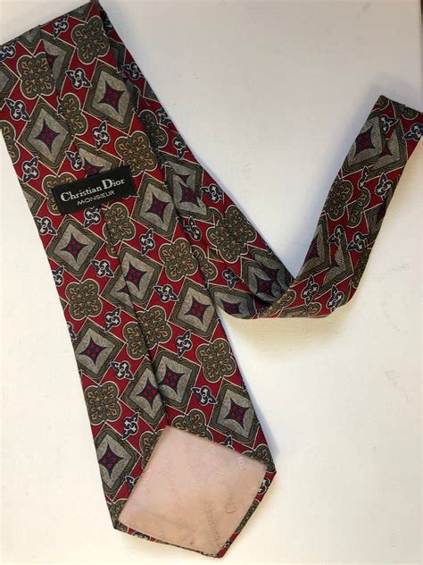 christian dior vintage mens tie